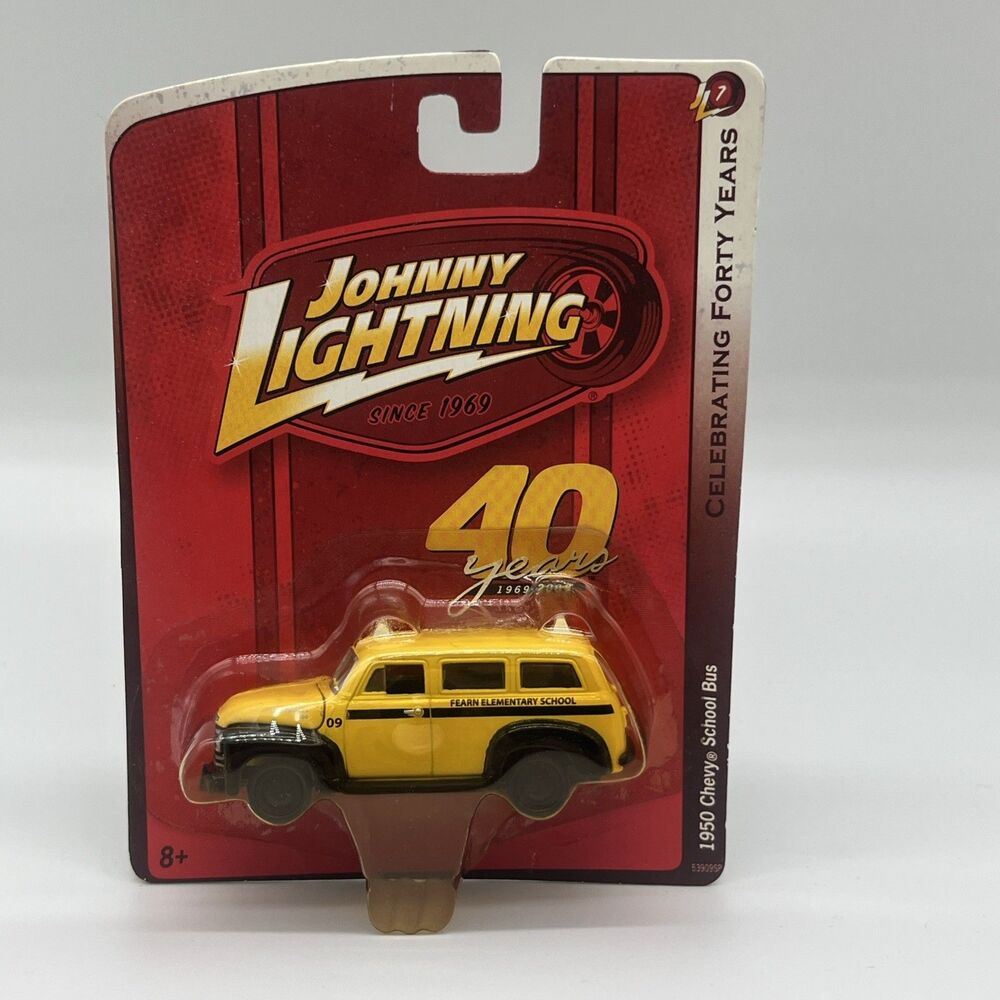 Johnny Lightning 40 Years 1950 Chevy School Bus